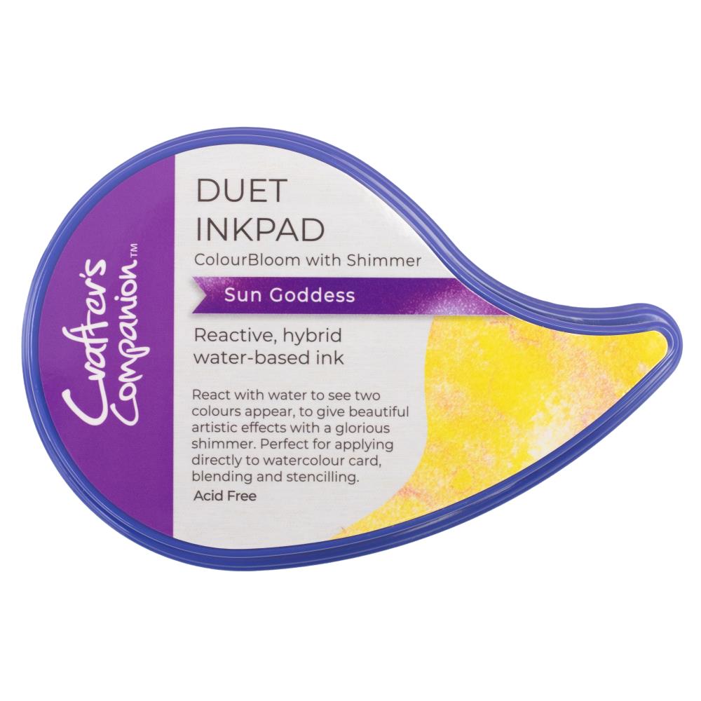 Crafter's Companion Duet ColourBloom Shimmer Inkpad: Sun Goddess (CCIPDCBSSUGO)