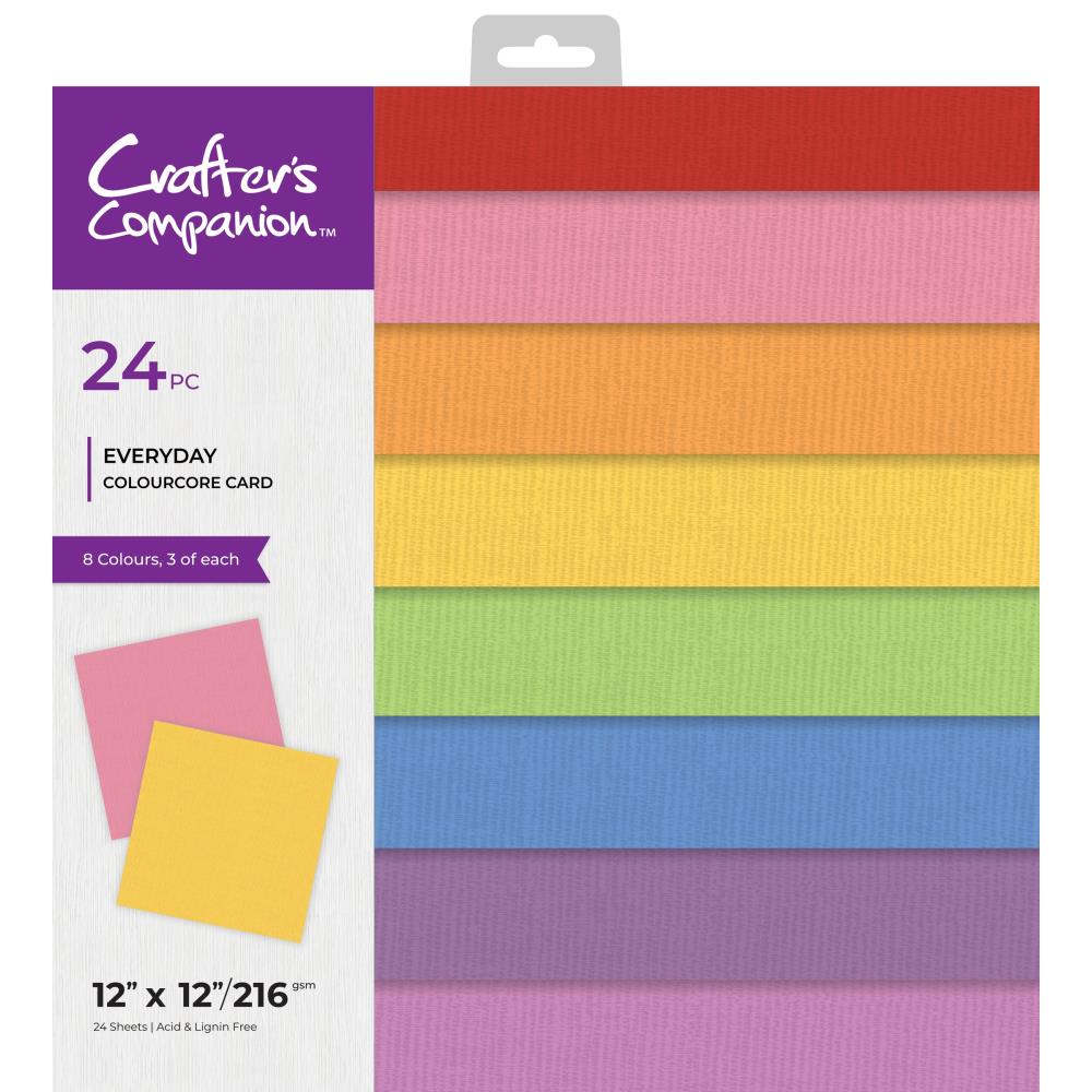 Crafter's Companion 12"X12" ColourCore Card: Everyday (5A002FZX1GHDT)