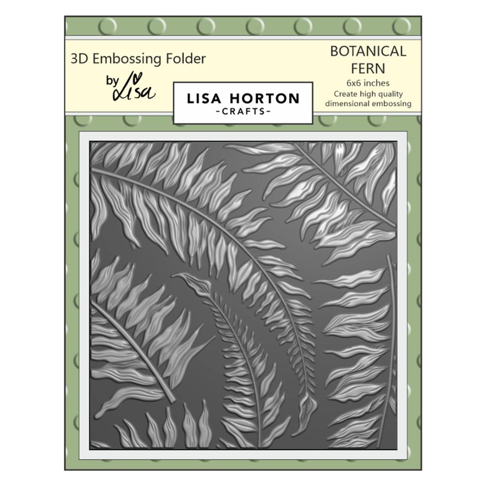 Lisa Horton Crafts Embossing Folder: Botanic Fern (LHCEF019)