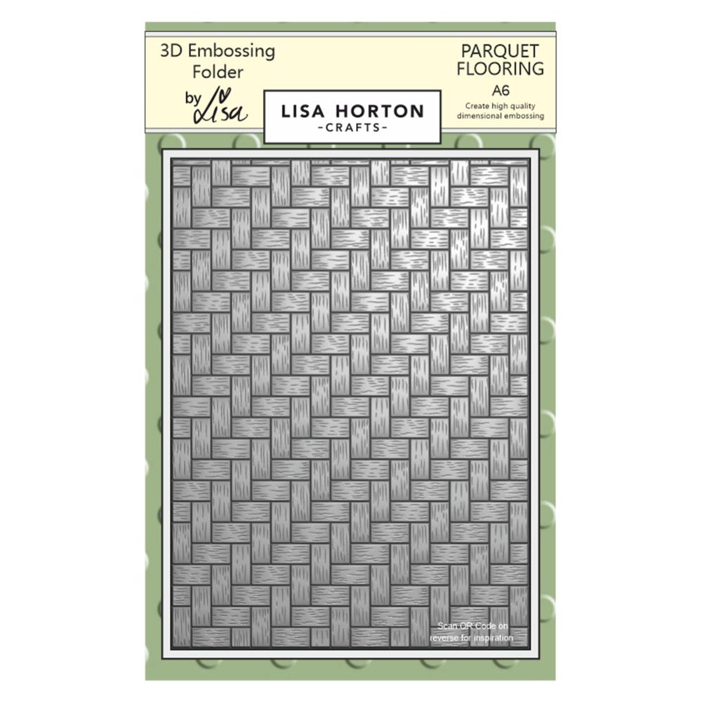 Lisa Horton Crafts A6 Embossing Folder: Parquet Flooring (LHCEF143)