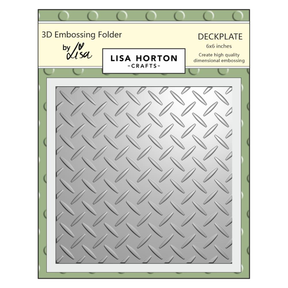 Lisa Horton Crafts Embossing Folder: Deckplate (LHCEF014)