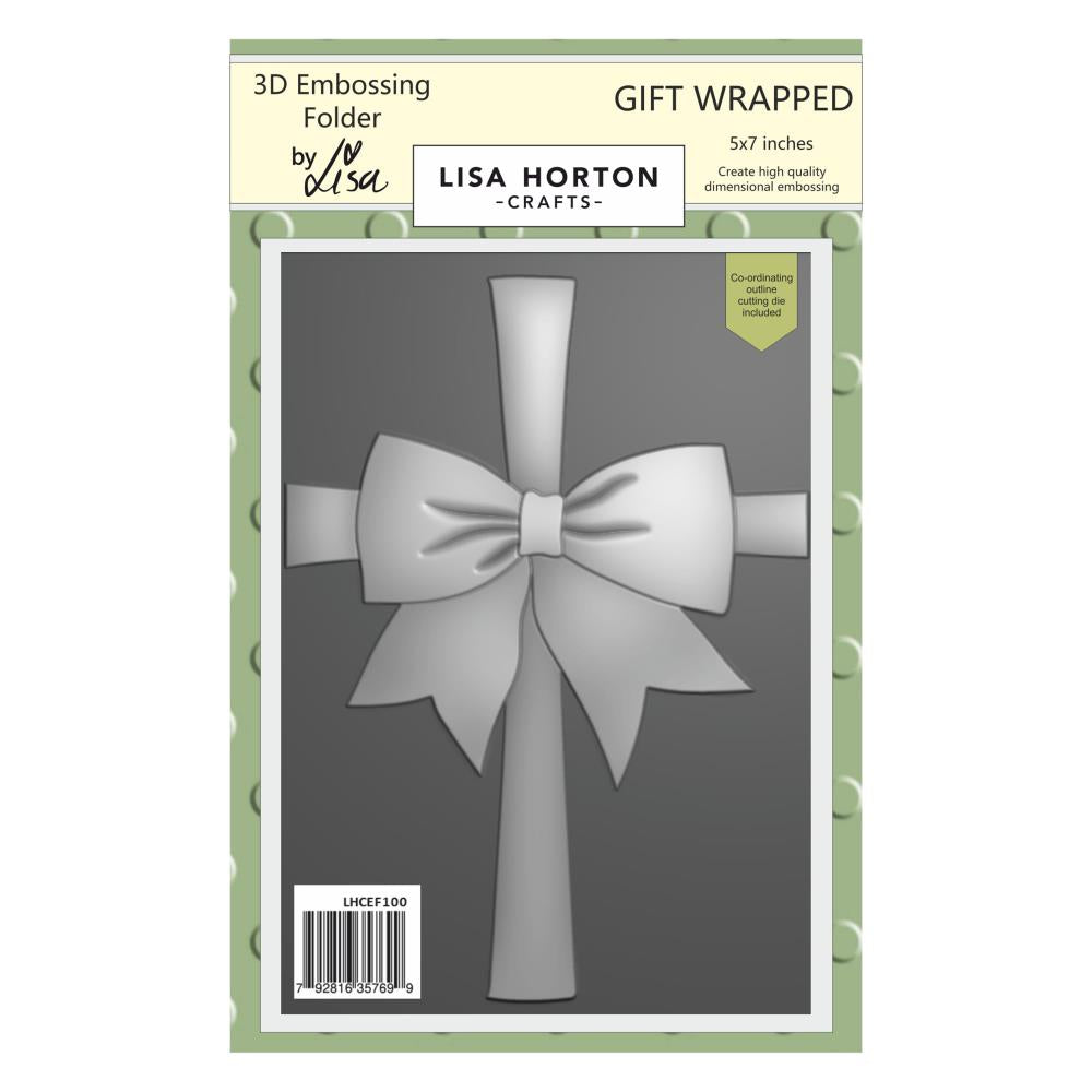 Lisa Horton Crafts Embossing Folder: Gift Wrapped (LHCEF100)