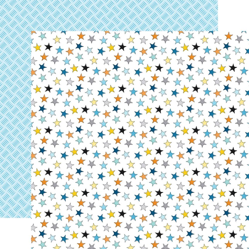 Echo Park Little Builder 12"X12" Double-Sided Cardstock: Awesome Stars (LB408013)