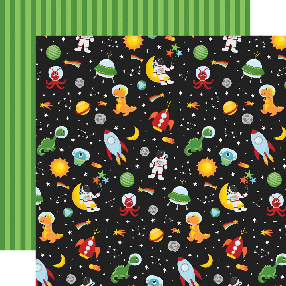 Echo Park Blast Off 12"X12" Double-Sided Cardstock: Blast Off Friends (BO407002)