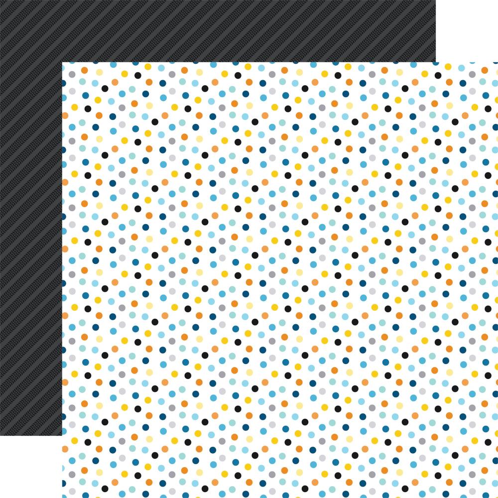 Echo Park Little Builder 12"X12" Double-Sided Cardstock: Play Hard Dots (LB408008)