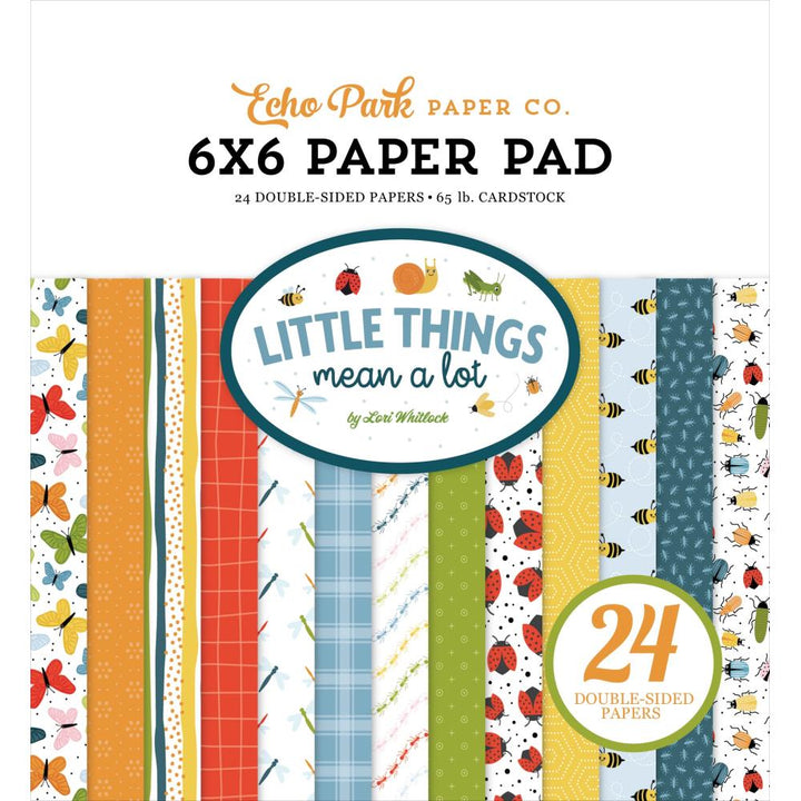 Echo Park Little Things Mean A Lot 6"X6" Double-Sided Paper Pad (MAL411023)