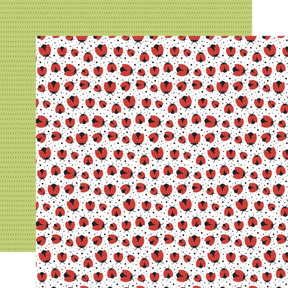 Echo Park Little Things Mean A Lot 12"X12" Double-Sided Cardstock: Lovely Ladybugs (MAL411013)