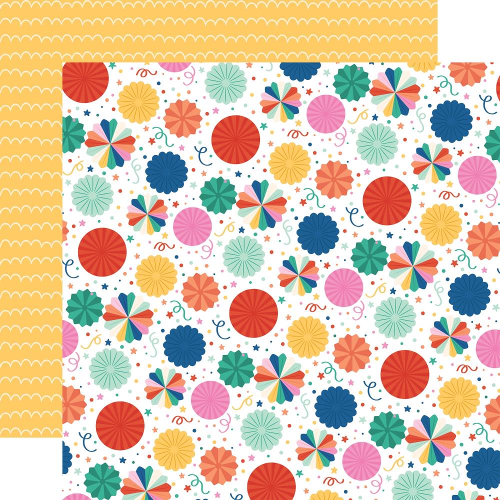 Echo Park Hip Hip Hooray 12"X12" Double-Sided Cardstock: Big Fan Of You (HHH409007)