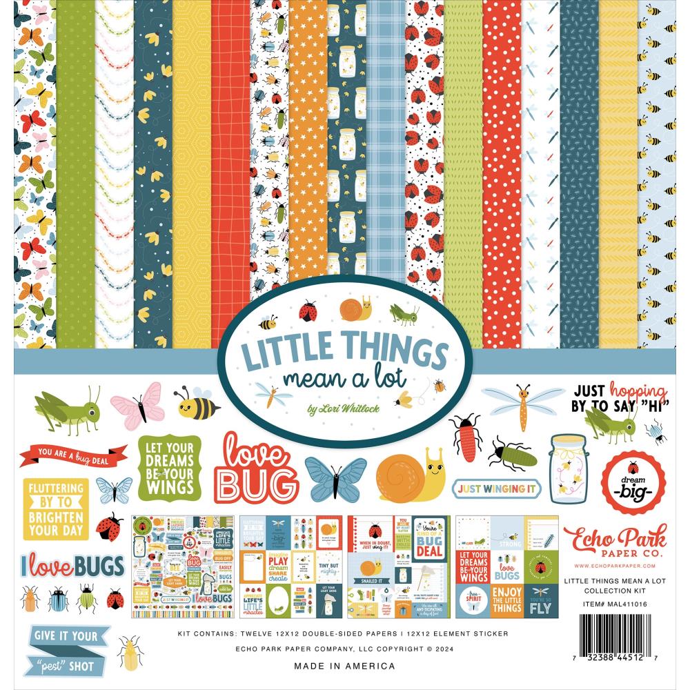 Echo Park Little Things Mean A Lot 12"X12" Collection Kit (MAL411016)