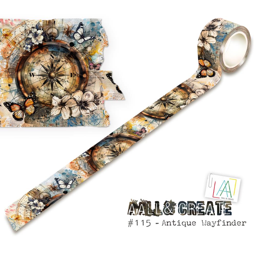 AALL And Create Washi Tape: Antique Wayfinder (5A002GHQ1GJ0M)