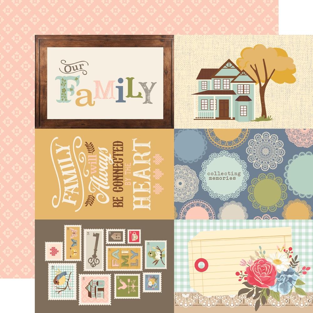 Simple Stories Front Porch 12"X12" Double-Sided Carstock: 4X6 Elements (23814)