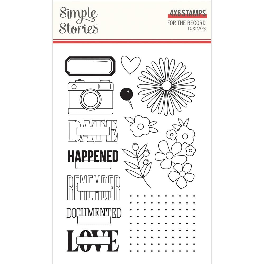 Simple Stories For The Record Photopolymer Stamps (23517)