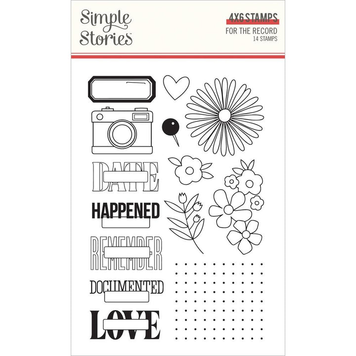 Simple Stories For The Record Photopolymer Stamps (23517)