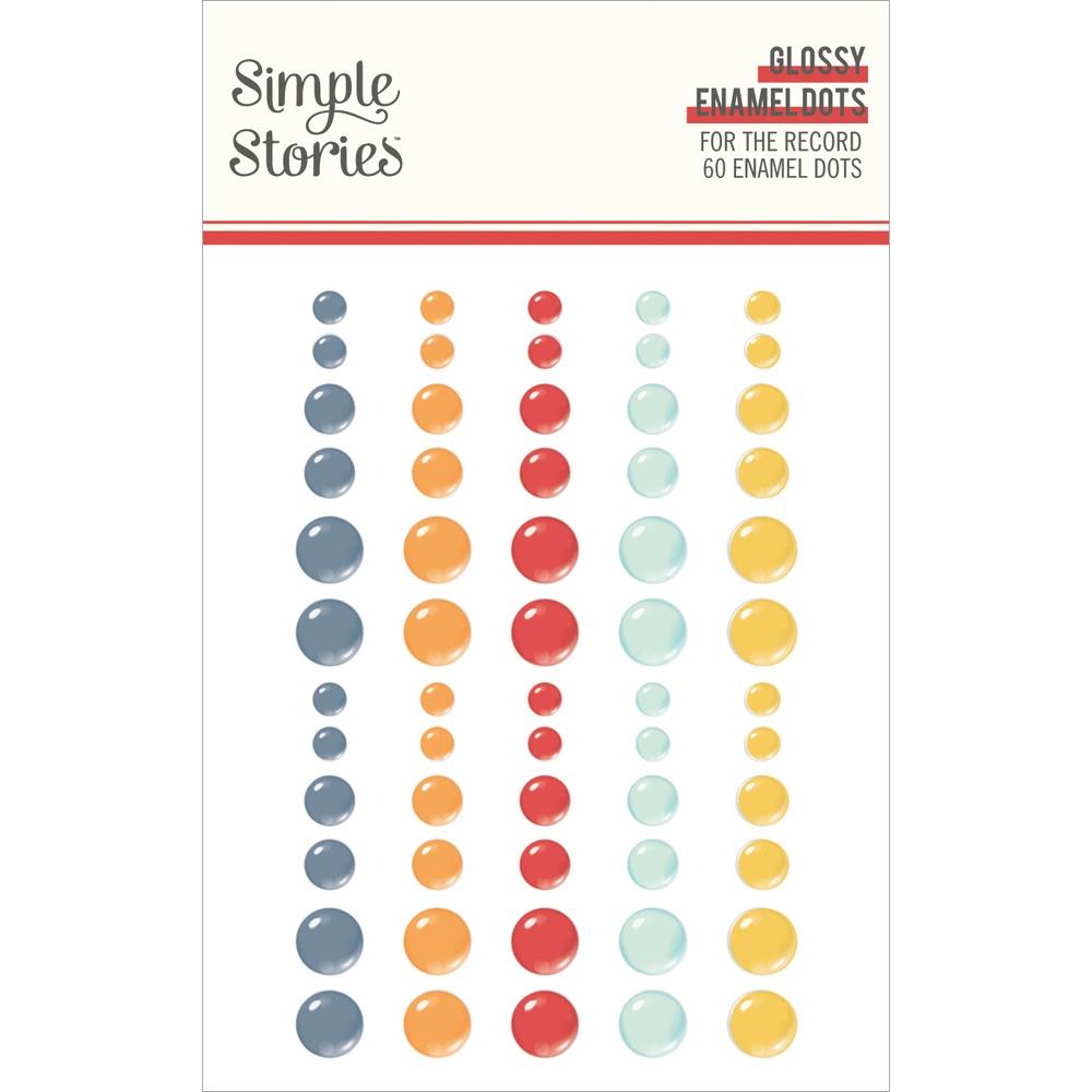 Simple Stories For The Record Enamel Dots: Glossy (23529)