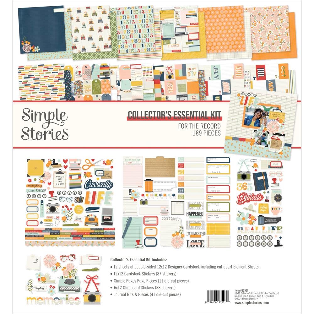 Simple Stories For The Record 12"X12" Collector's Essential Kit (23501)