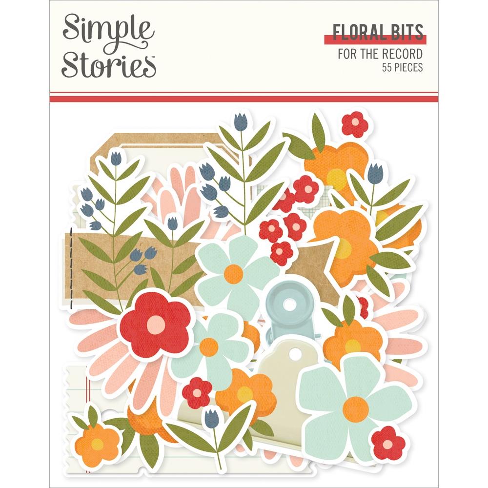 Simple Stories For The Record Bits & Pieces: Floral (23521)