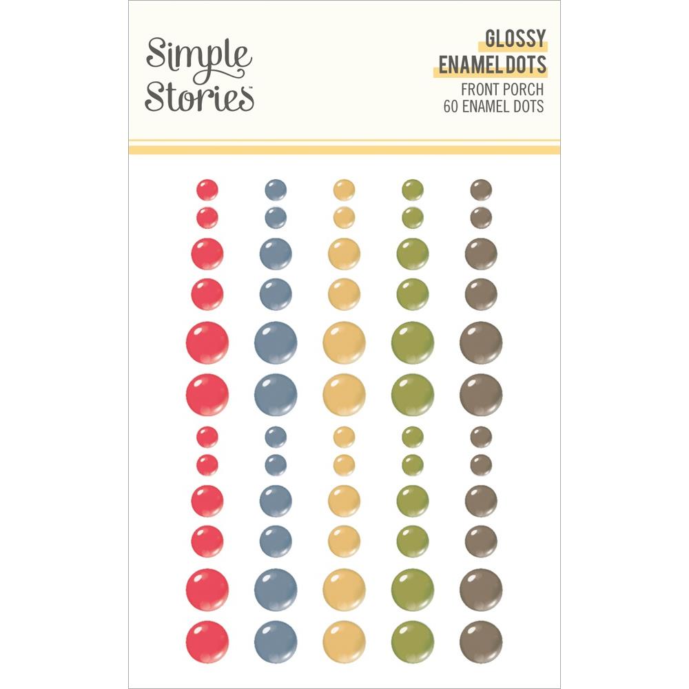 Simple Stories Front Porch Enamel Dots: Glossy (23829)