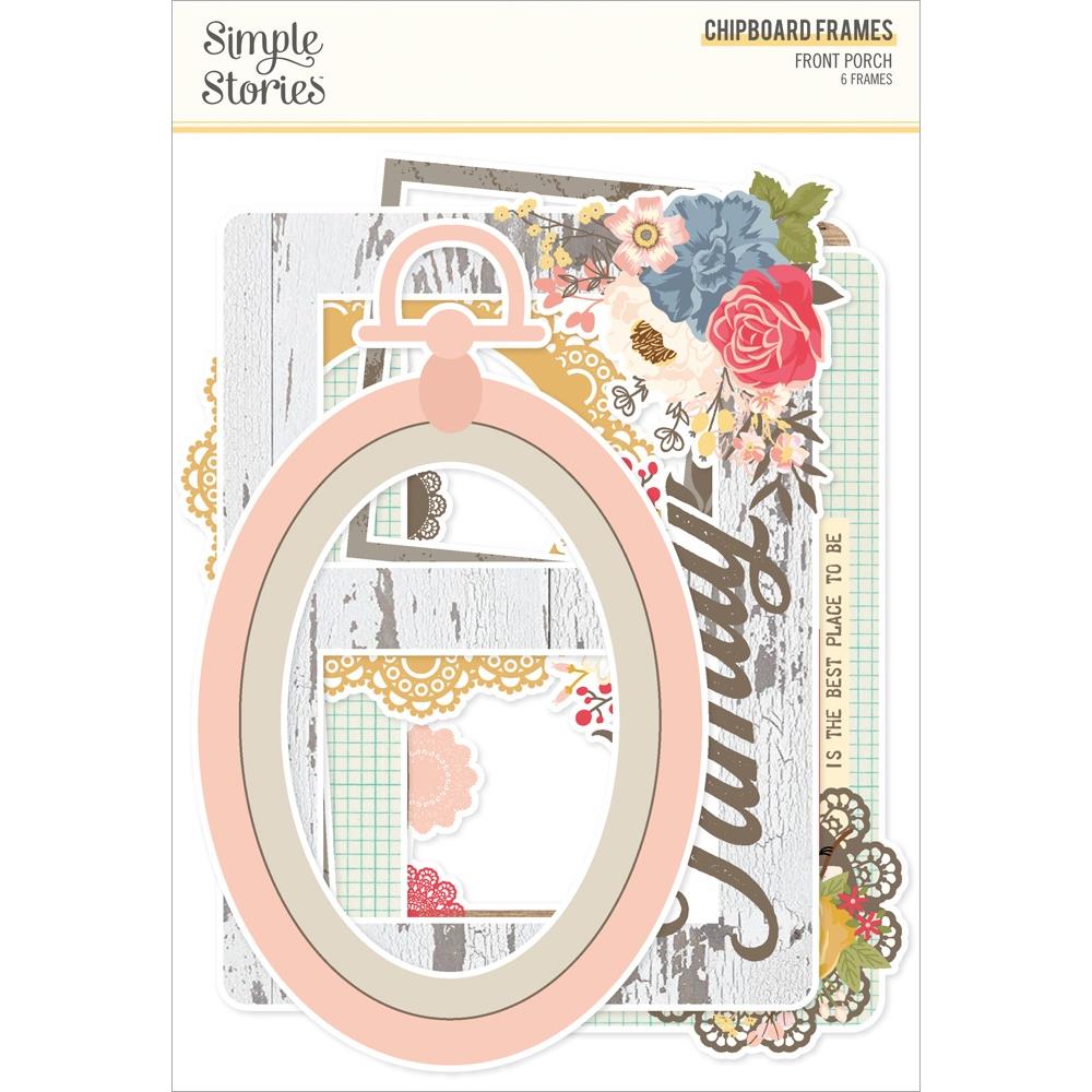 Simple Stories Front Porch Chipboard Frames, 6/Pkg (23826)