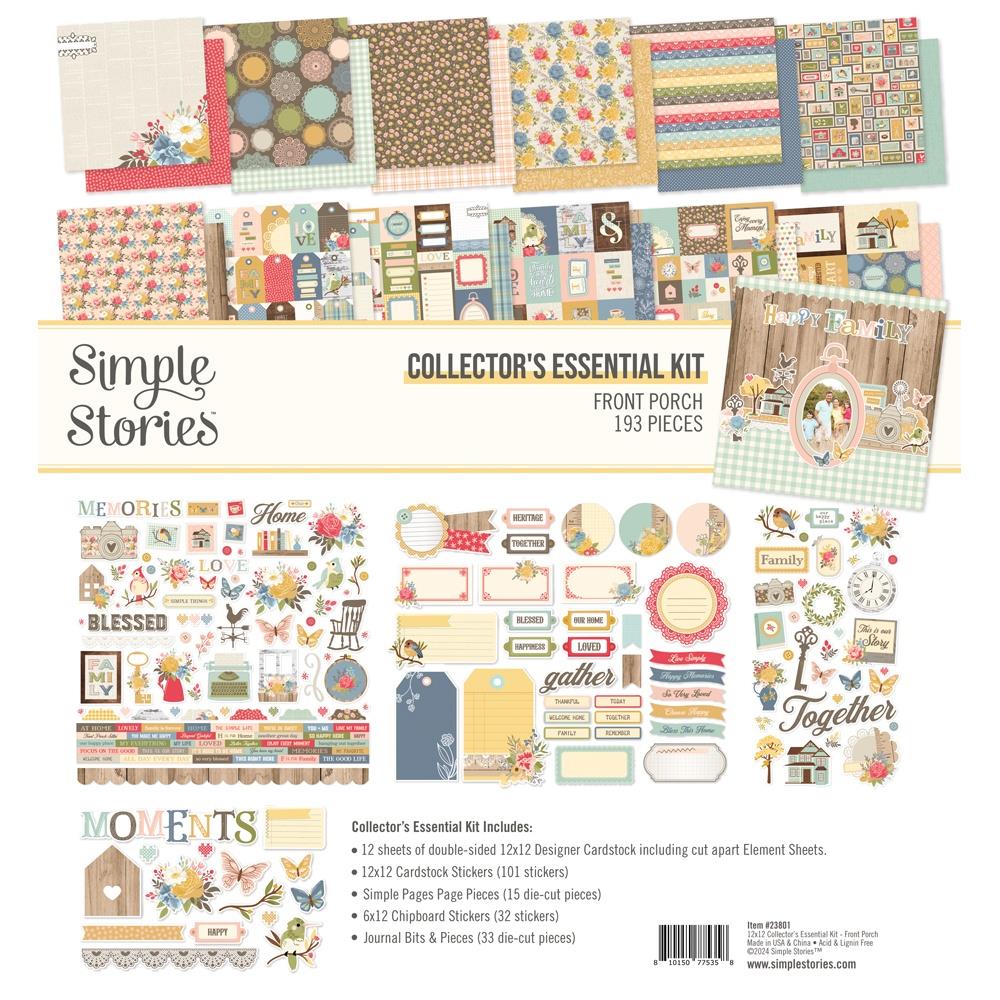 Simple Stories Front Porch 12"X12" Collector's Essential Kit (23801)