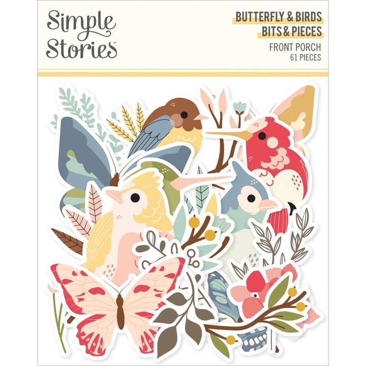 Simple Stories Front Porch Bits & Pieces: Birds & Butterflies (23821)