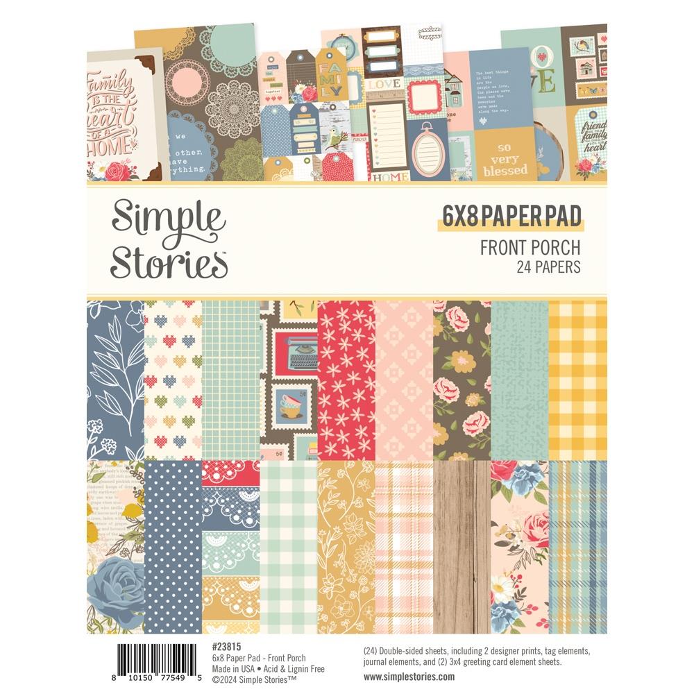 Simple Stories Front Porch 6"X8" Double-Sided Paper Pad, 24/Pkg (23815)