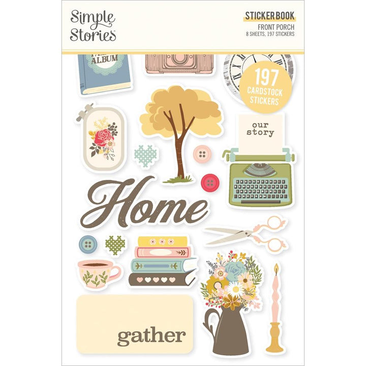 Simple Stories Front Porch Sticker Book, 8/Sheets (23825)