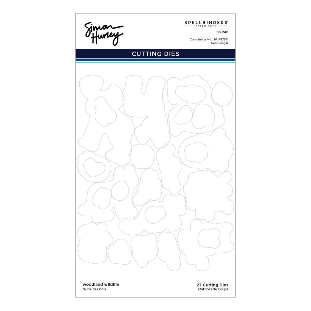 Spellbinders Etched Dies: Woodland Wildlife, By Simon Hurley (5A002HXS1GKGZ)