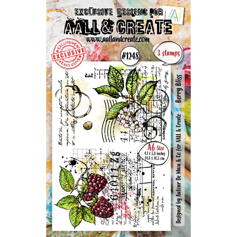 AALL And Create A6 Photopolymer Clear Stamp Set: Berry Bliss (AALLTP1248)