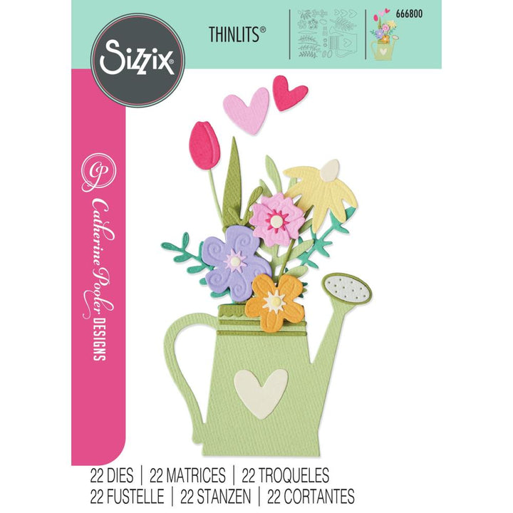 Sizzix Clear Stamps Set: Sprinkled With Love, 22/Pkg, By Catherine Pooler (666800)