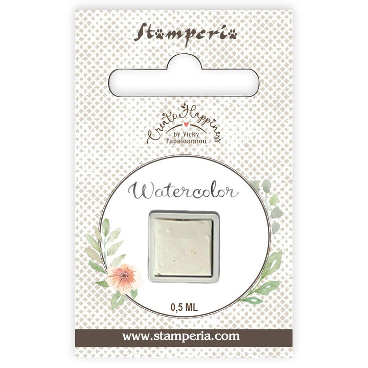 Stamperia Create Happiness Watercolor Refill: White, 0.5ml (KAJC14)