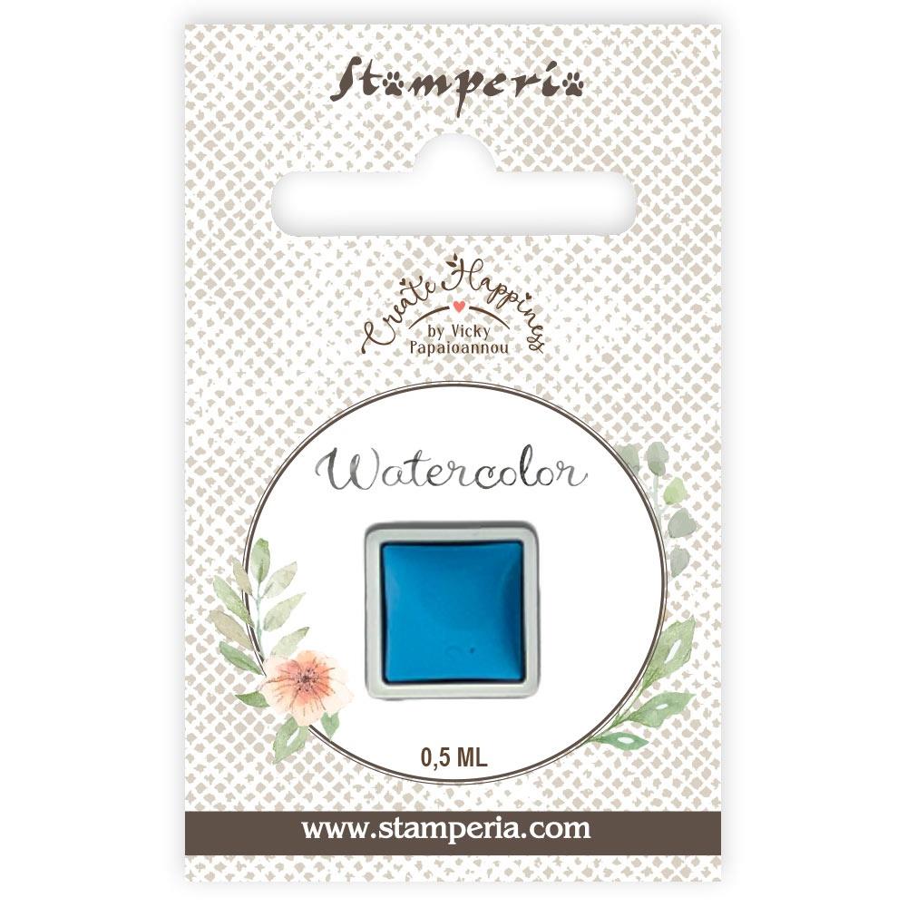 Stamperia Create Happiness Watercolor Refill: Cerulean Blue, 0.5ml (KAJC10)