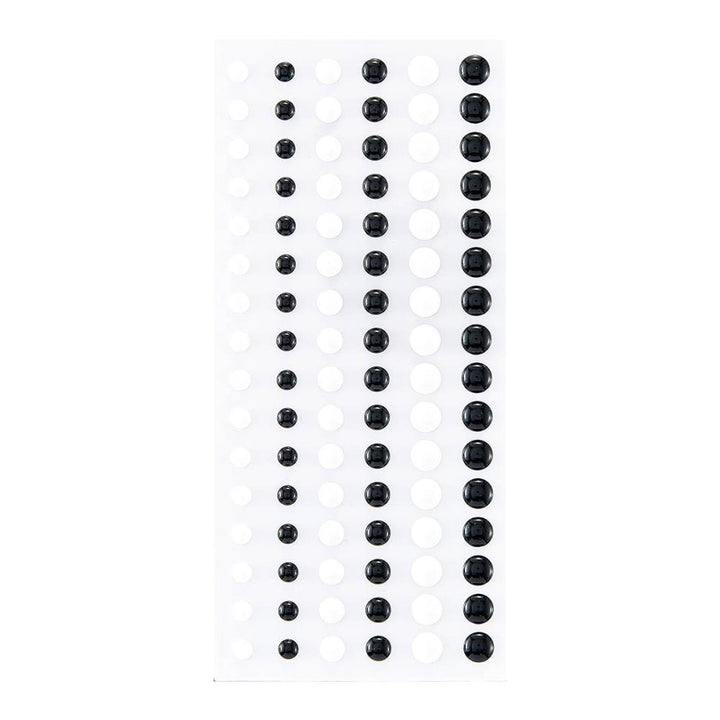 Spellbinders Dimensional Enamel Dots: Black & White (SCS285)
