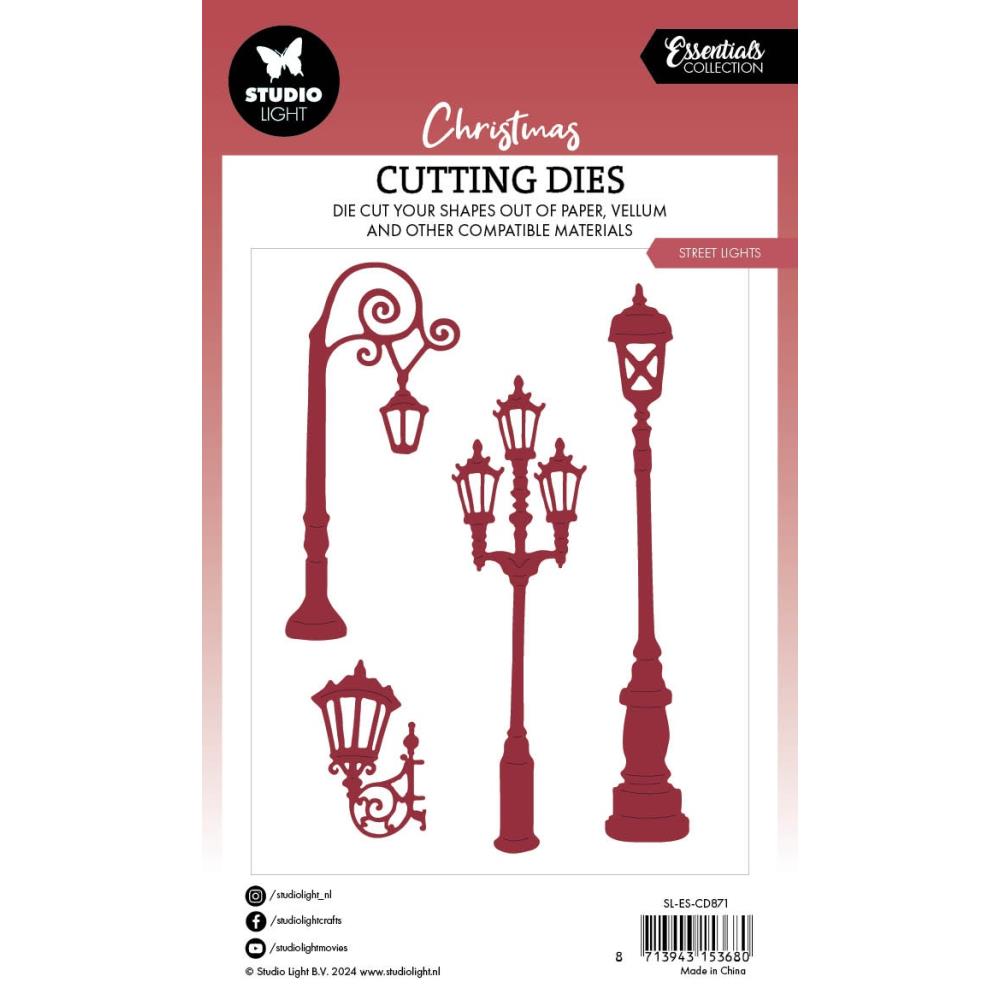 Studio Light Essentials Cutting Die: Nr. 871, Street Lights (5A002BG71GDZ4)