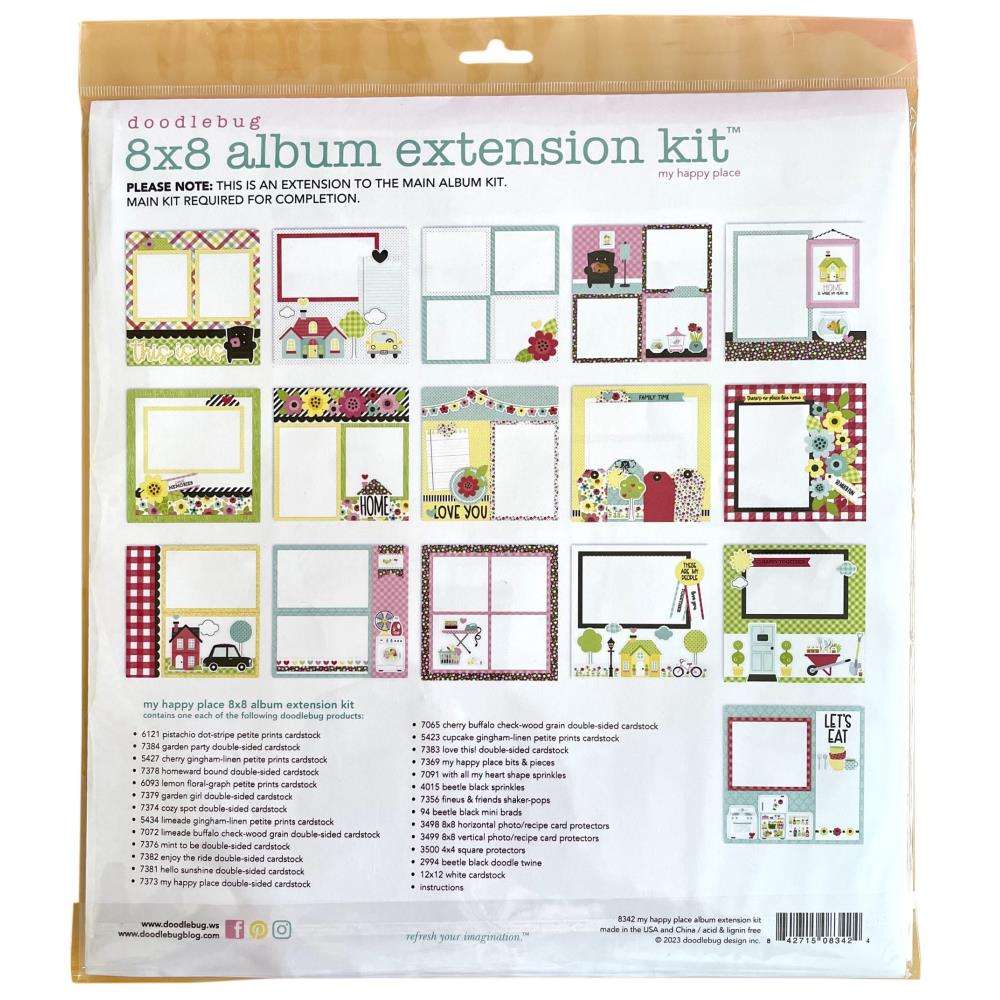 Doodlebug Album Extension Kit: My Happy Place (8342)