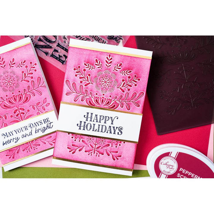 Sizzix 3D Textured Embossing Folder: Yuletide, By Catherine Pooler (5A00241L1G79P)