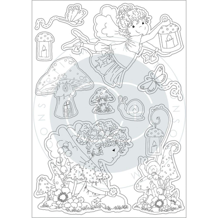 Craft Consortium Fairy Wishes Clear Stamps: Friends (CSTMP089)