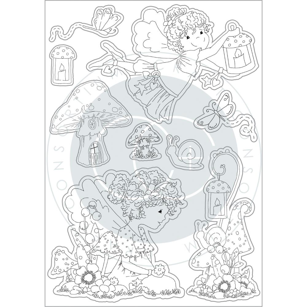 Craft Consortium Fairy Wishes Clear Stamps: Friends (CSTMP089)