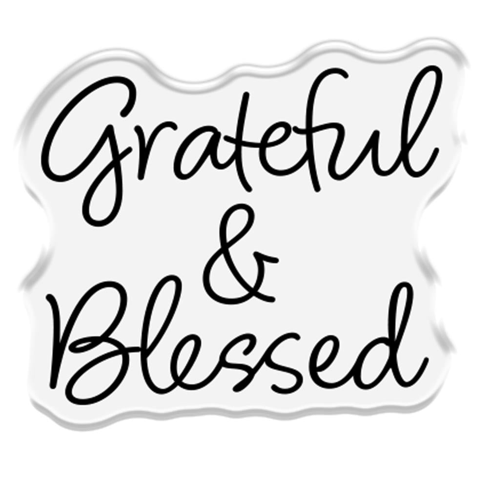 Crafter's Companion Stamp & Dies: Grateful & Blessed, Thanksgiving (5A002C9X1GFVF)