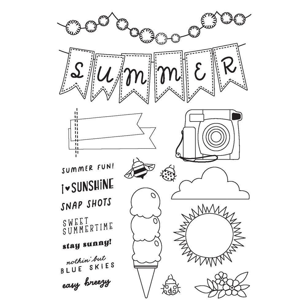 Simple Stories Summer Snapshots Clear Stamps (SMS22016)