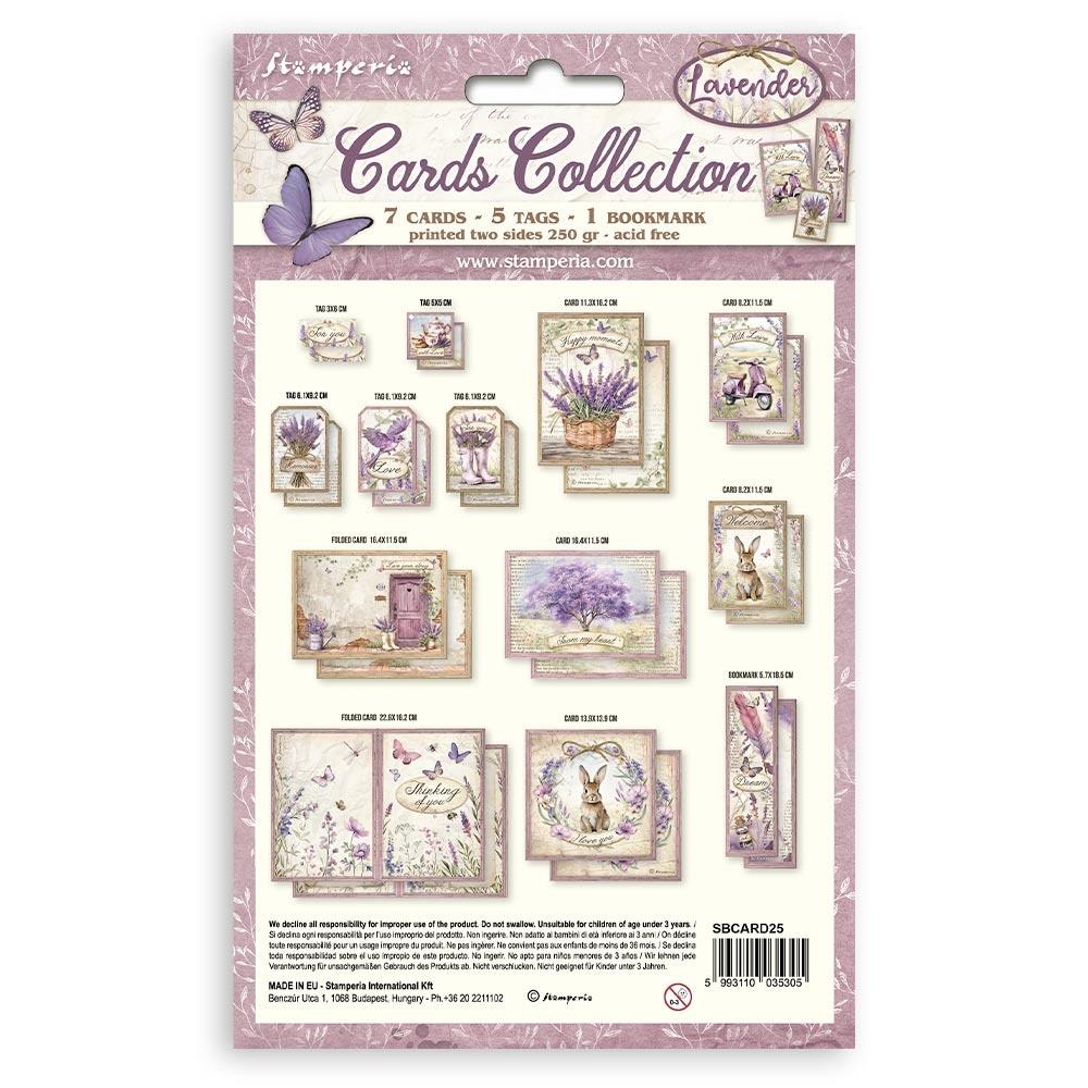 Stamperia Lavender Cards Collection (5A0027HD1G9T8)