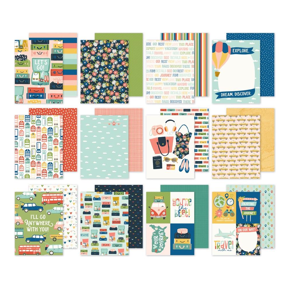 Simple Stories Pack Your Bags 6"X8" Double-Sided Paper Pad, 24/Pkg (PYB22115)