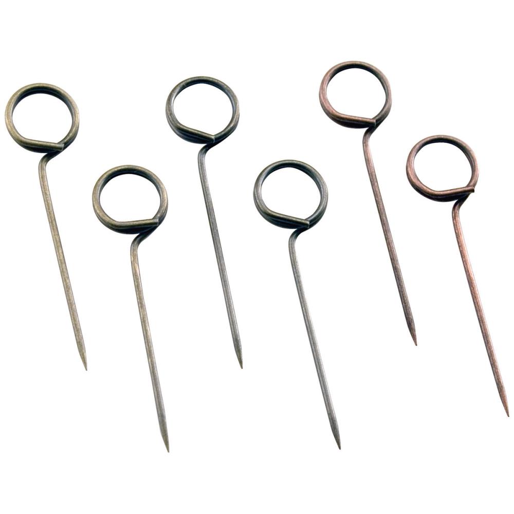 Tim Holtz Idea-Ology 1.5" Metal Memo Pins, 30/Pkg (TH92833)