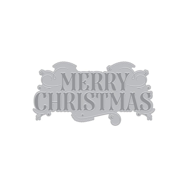 Hero Arts Letterpress & Foil Plate: Merry Christmas (5A002CDL1GFY8)