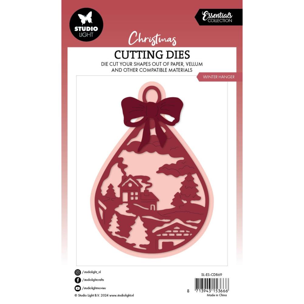 Studio Light Essentials Cutting Die: Nr. 869, Winter Hanger (5A002BDX1GDY8)