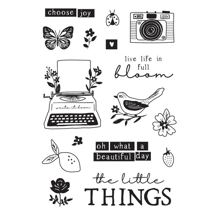 Simple Stories The Little Things Photopolymer Clear Stamps (TLT20216)