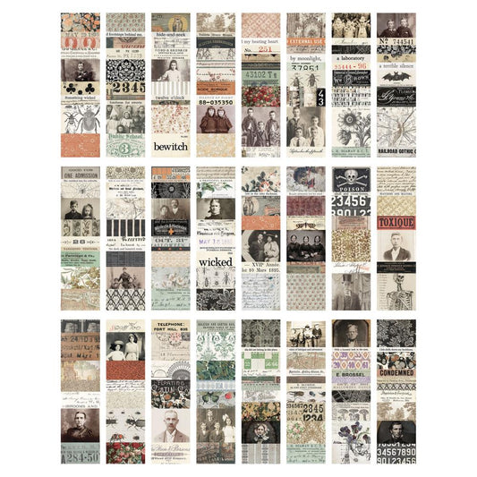 Tim Holtz Idea-ology: Halloween 2024 - Collage Strips Large (5A0026RK1G96P)