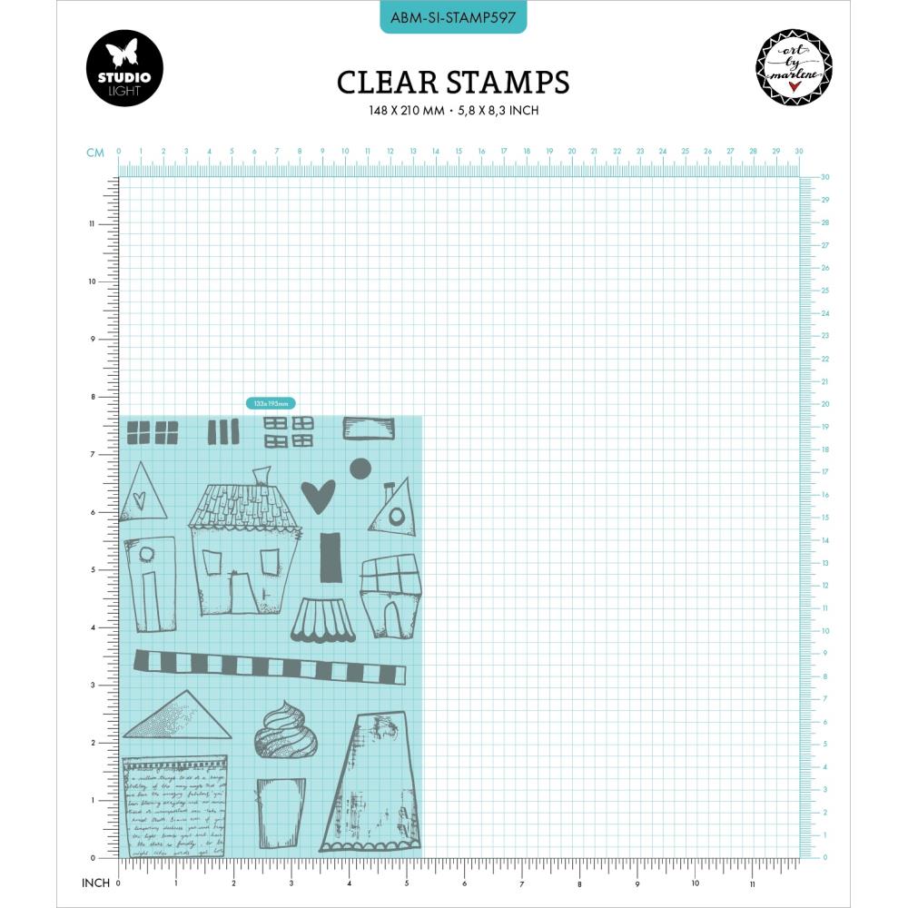 Art by Marlene Signature Collection Clear Stamps: Nr. 597, Home Alone (STAMP597)