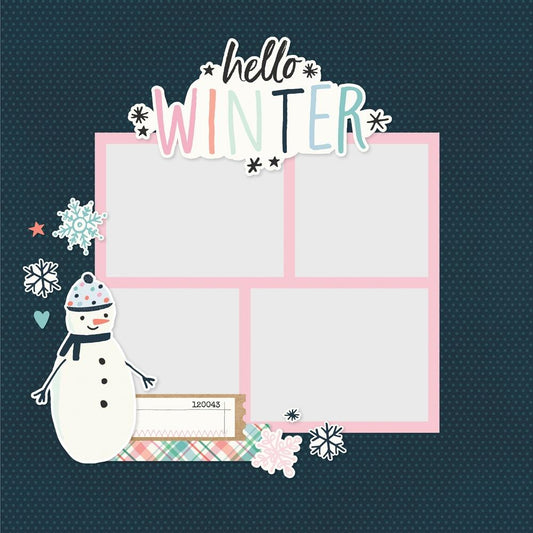 Simple Stories Winter Wonder Simple Pages Page Pieces (WNW21230)