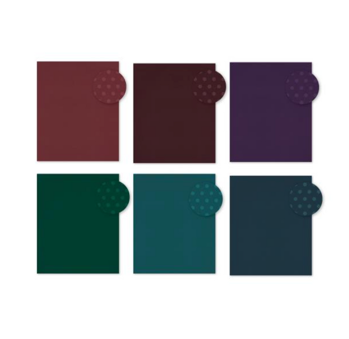 Simple Stories Color Vibe 12"X12" Textured Cardstock Kit: Darks (CV13464)