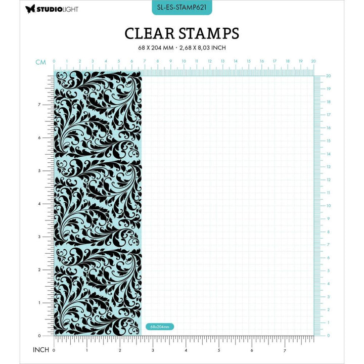 Studio Light Essentials Clear Stamps: Nr. 621, Swirl Background (STAMP621)